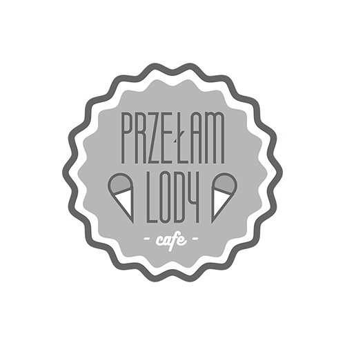Logo lodziarni Przełam lody